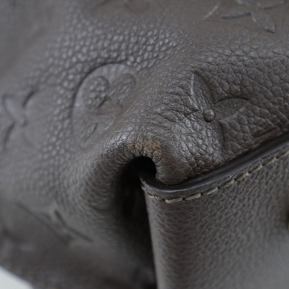 LOUIS VUITTON Shoulder Bag Monogram Ann Platt Brown Metis Women