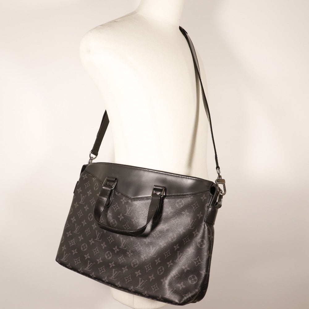 LOUIS VUITTON Business bag M40566 Monogram Eclipse Canvas black 2WAYShoulder Explorer mens