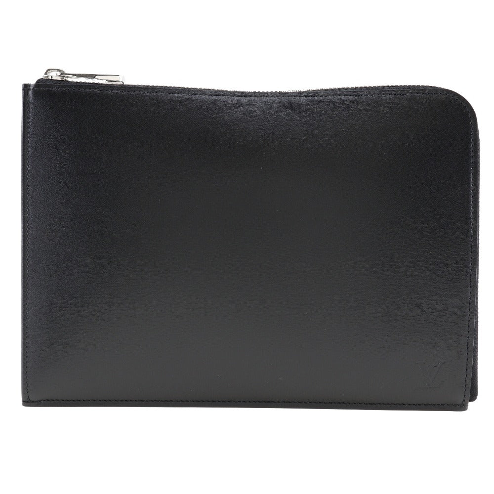 LOUIS VUITTON Clutch bag Calfskin black Nomad Pochette Jules PM mens