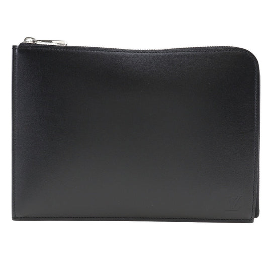 LOUIS VUITTON Clutch bag Calfskin black Nomad Pochette Jules PM mens