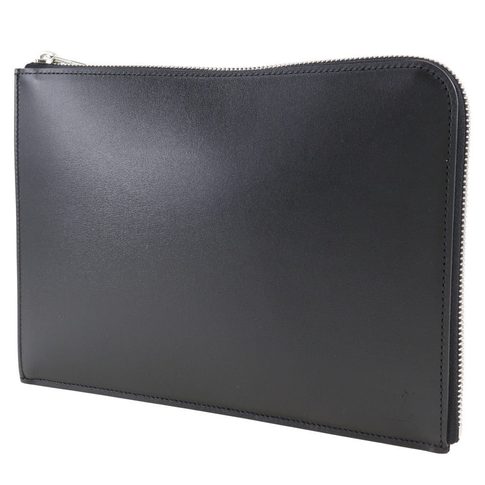 LOUIS VUITTON Clutch bag Calfskin black Nomad Pochette Jules PM mens