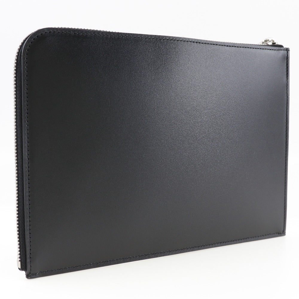 LOUIS VUITTON Clutch bag Calfskin black Nomad Pochette Jules PM mens