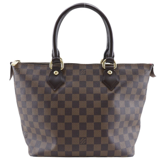 LOUIS VUITTON Tote Bag Damier canvas Brown Saleya PM Women
