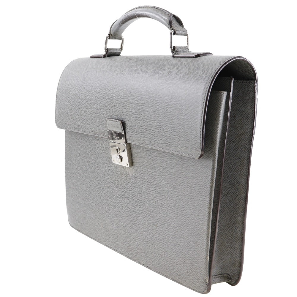 LOUIS VUITTON Business bag Taiga gray Briefcase Neo Robusto 2 mens