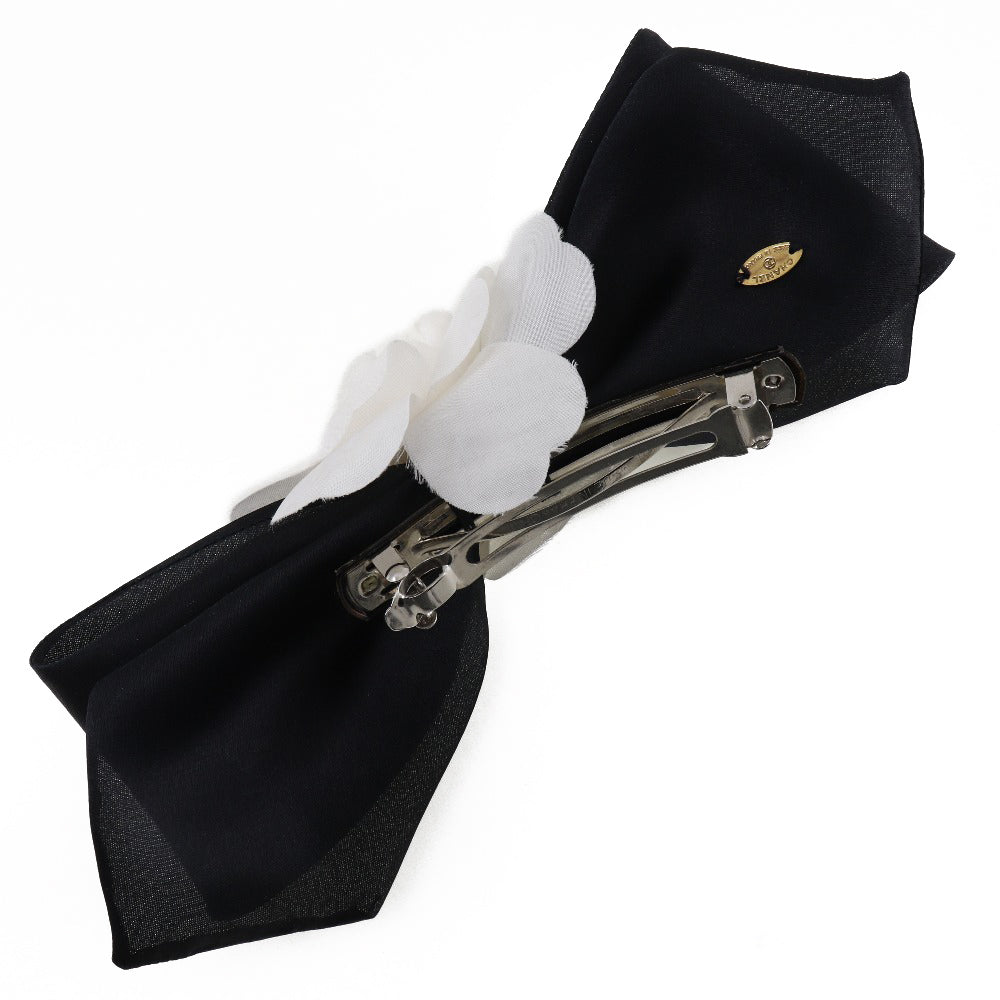Chanel Camellia Ribbon Barrette Satin Textile Classic Flap Tote