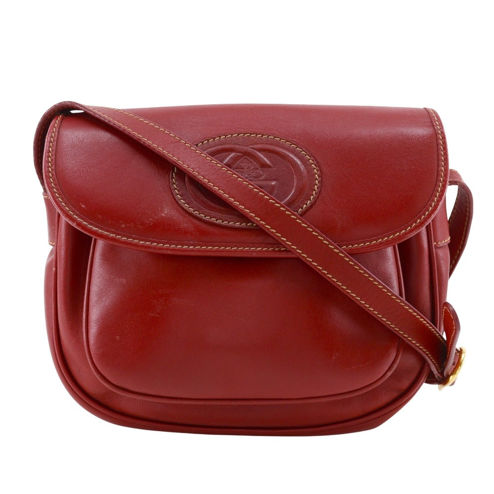 Gucci Interlocking G Calf Shoulder Bag