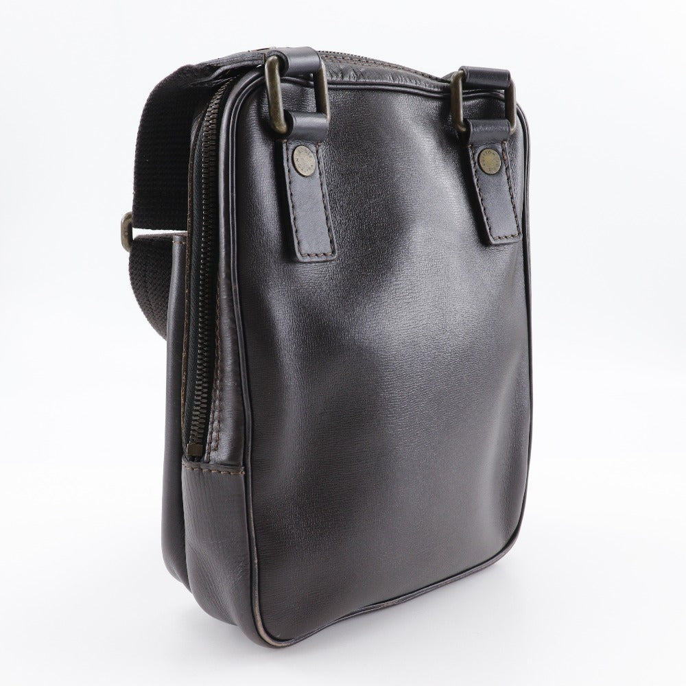 LOUIS VUITTON Shoulder Bag leather Brown Utah Irokuwa mens