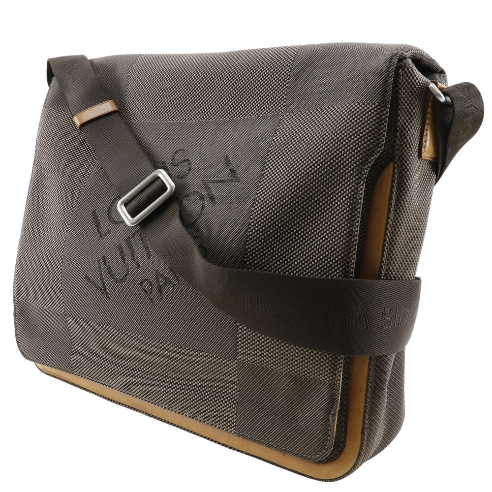 LOUIS VUITTON Shoulder Bag Damier Jean Canvas Brown Messager mens