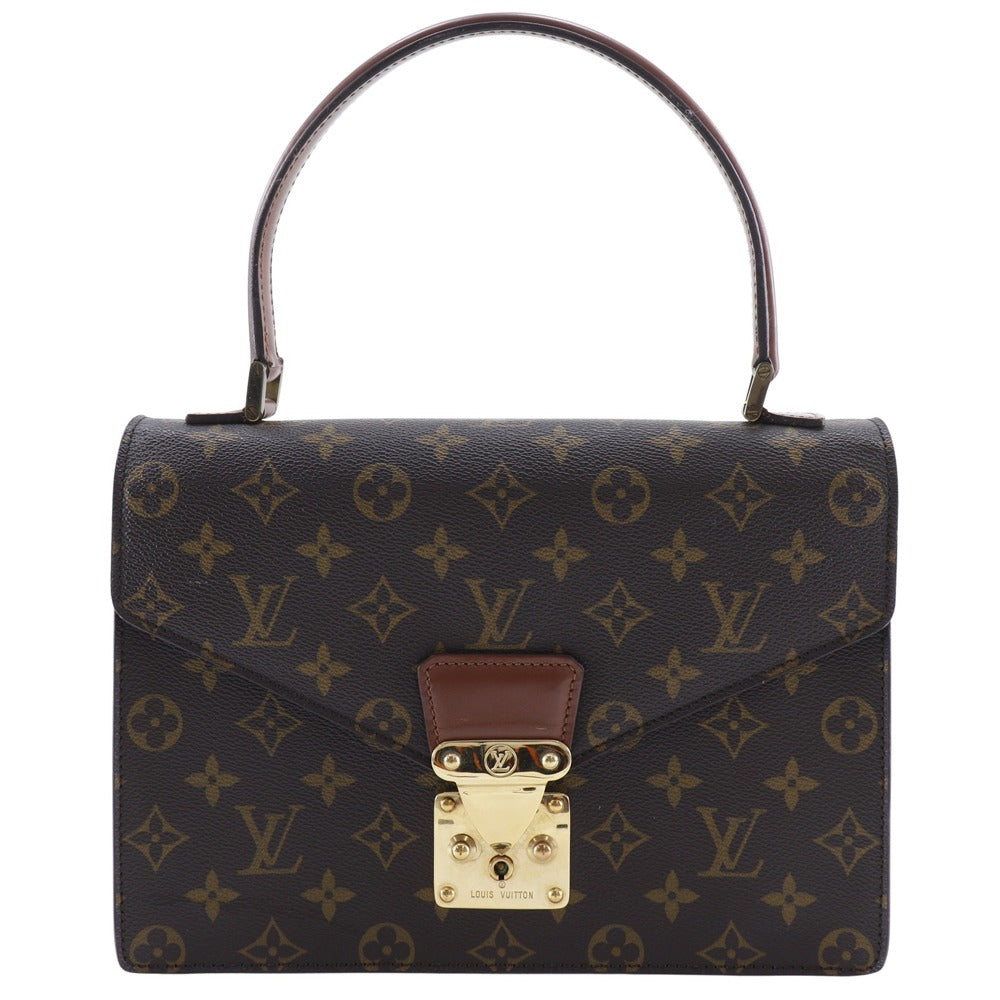LOUIS VUITTON Handbag Monogram canvas Brown Concorde Women