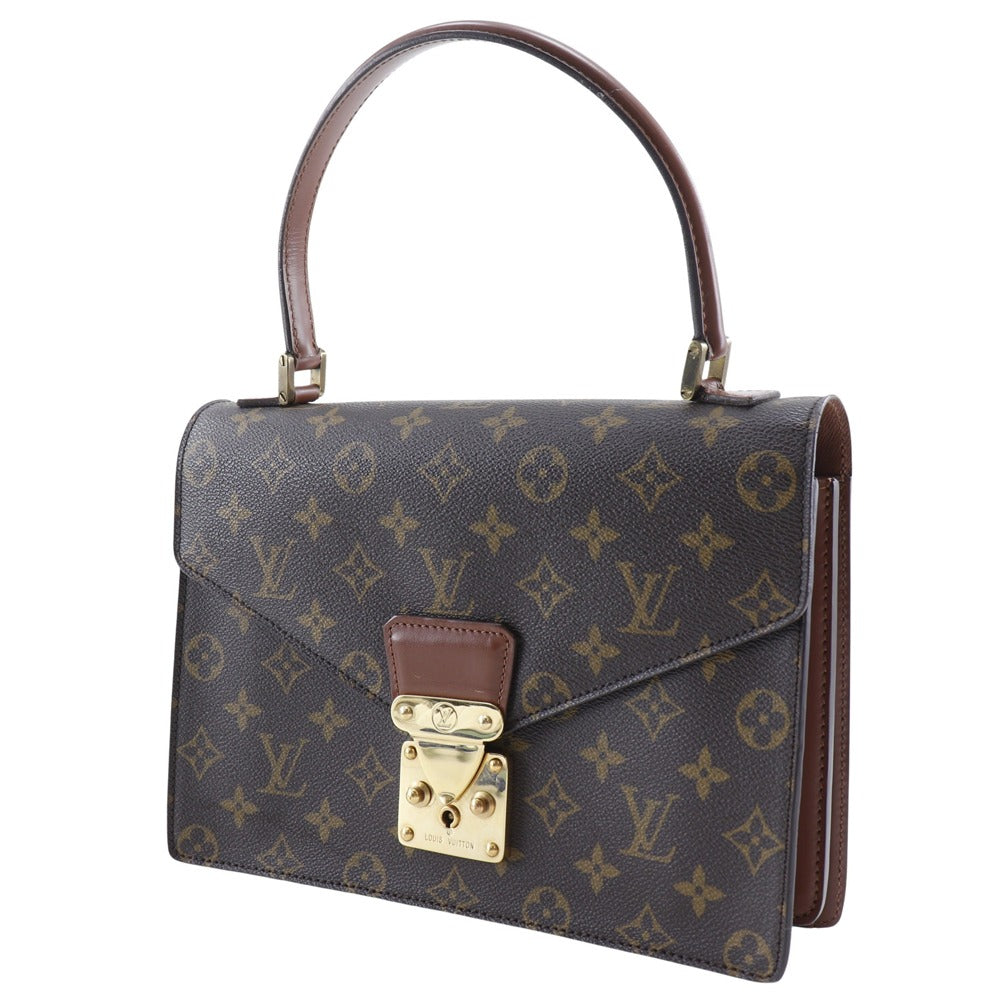 LOUIS VUITTON Handbag Monogram canvas Brown Concorde Women