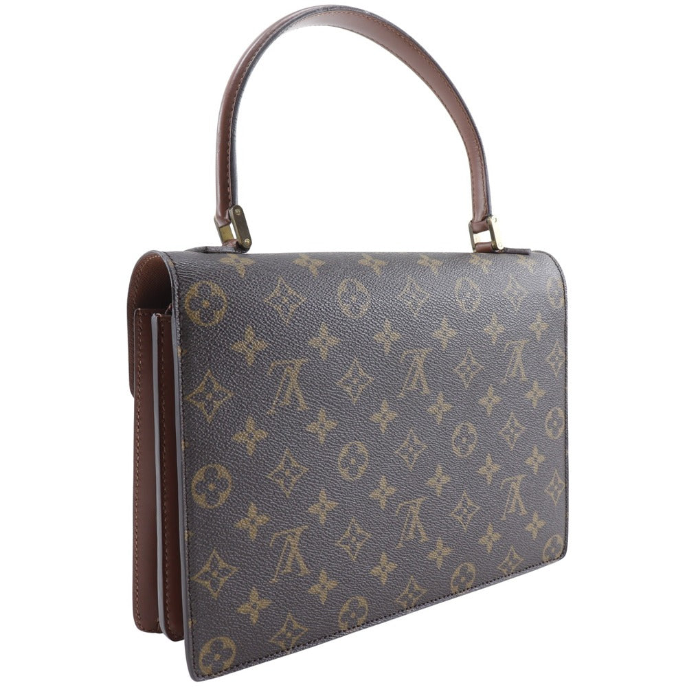 LOUIS VUITTON Handbag Monogram canvas Brown Concorde Women