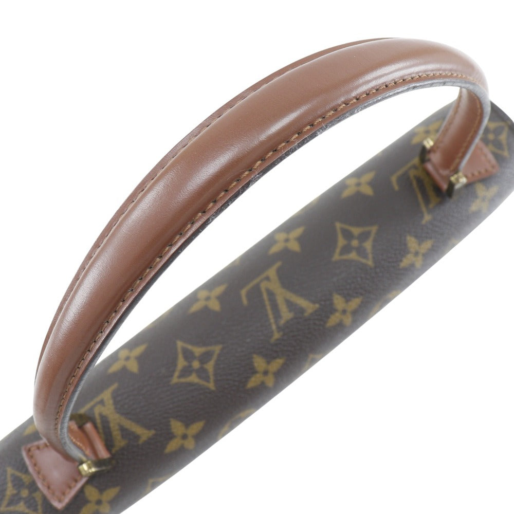 LOUIS VUITTON Handbag Monogram canvas Brown Concorde Women