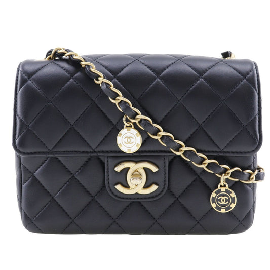 Chanel Matelasse Shoulder Bag Black