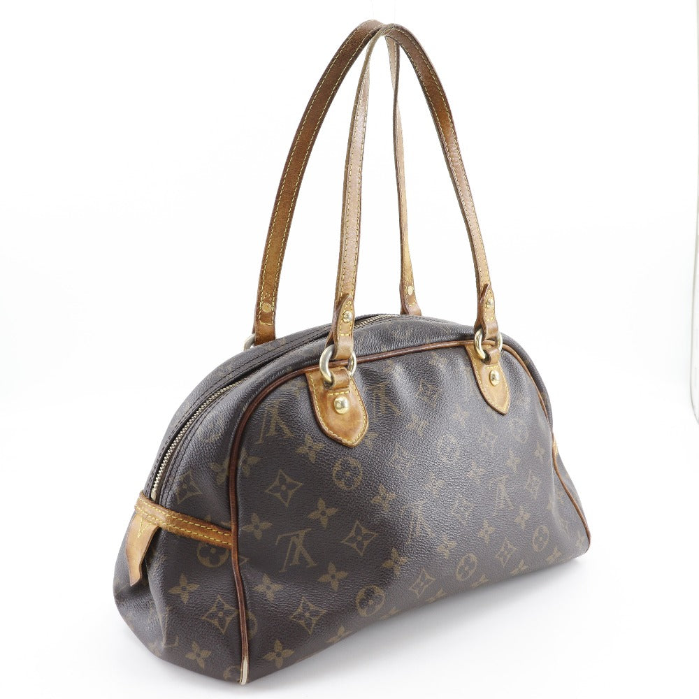 LOUIS VUITTON Shoulder Bag Monogram canvas Brown Montorgueil PM Women