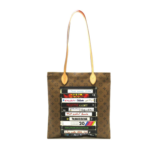 LOUIS VUITTON Monogram Reverse VHS Tape Carry It Tote Bag