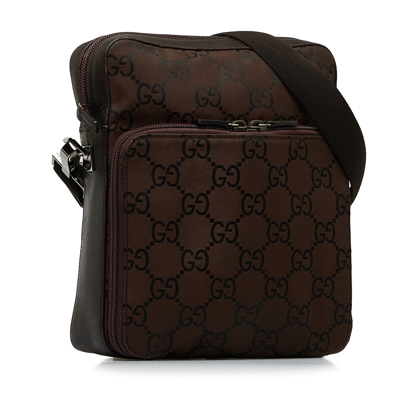 Gucci Leather Nylon Crossbody Style 1