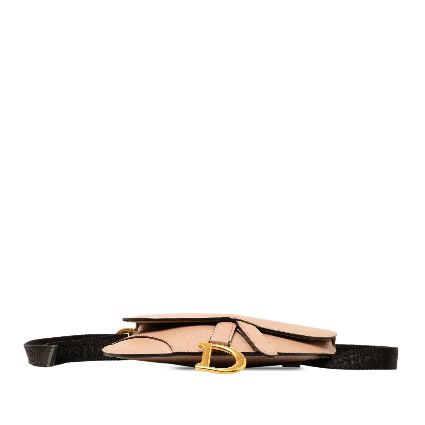 Brown Dior Leather Saddle Belt Bag