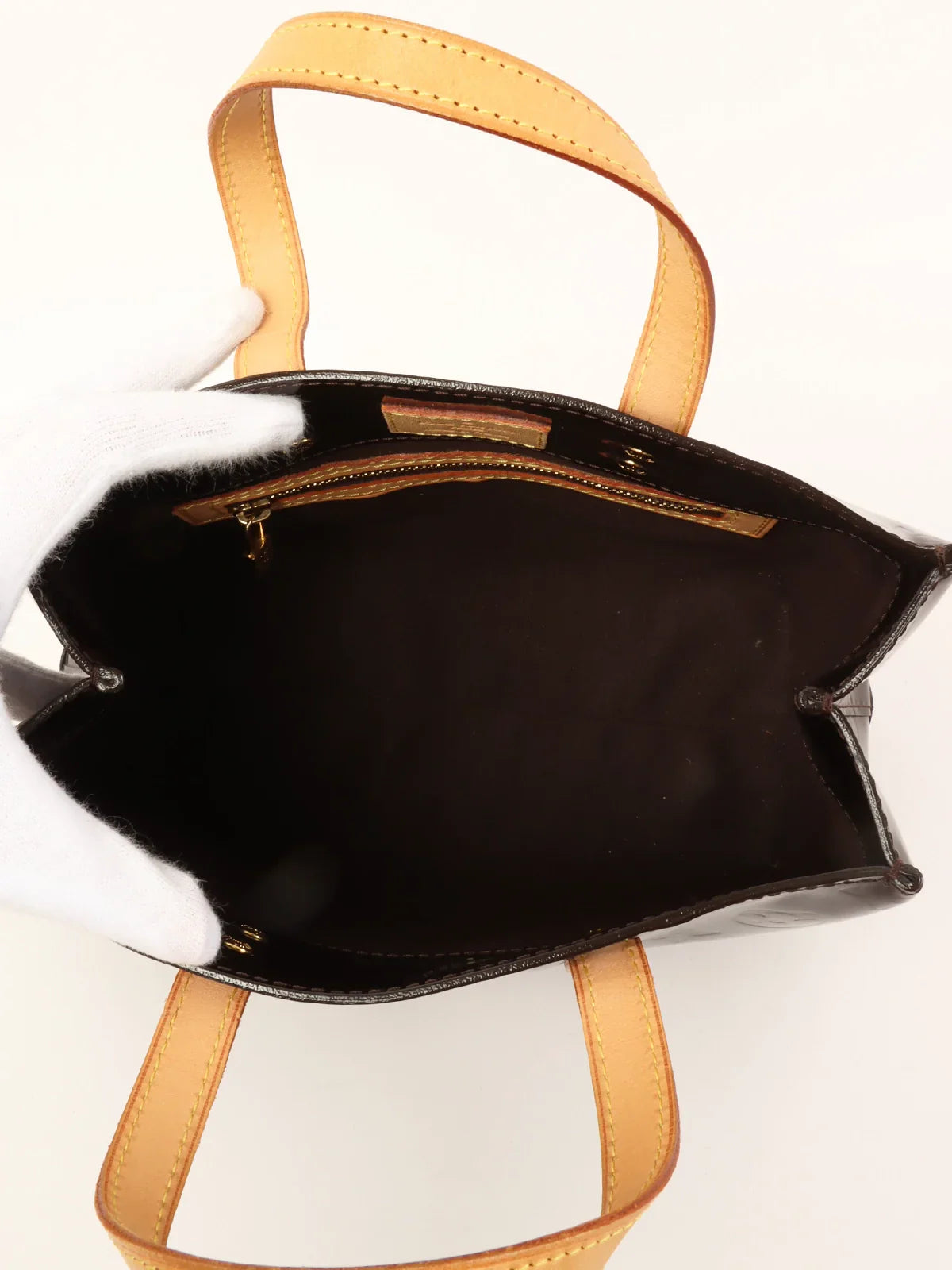 LOUIS VUITTON 2007 Made Monogram Vernis Reade Pm Amarante Handbag
