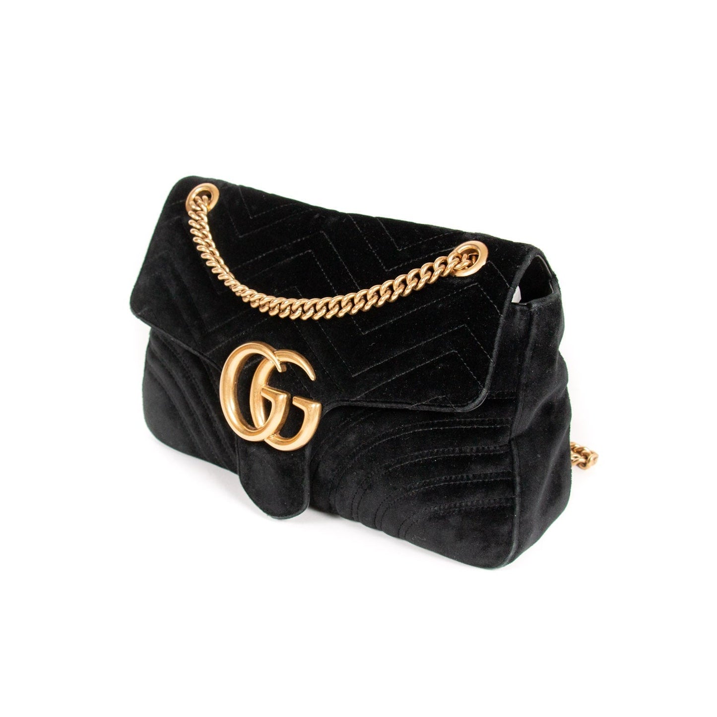 Gucci GG Marmont Quilted Chain Shoulder Bag Style 2
