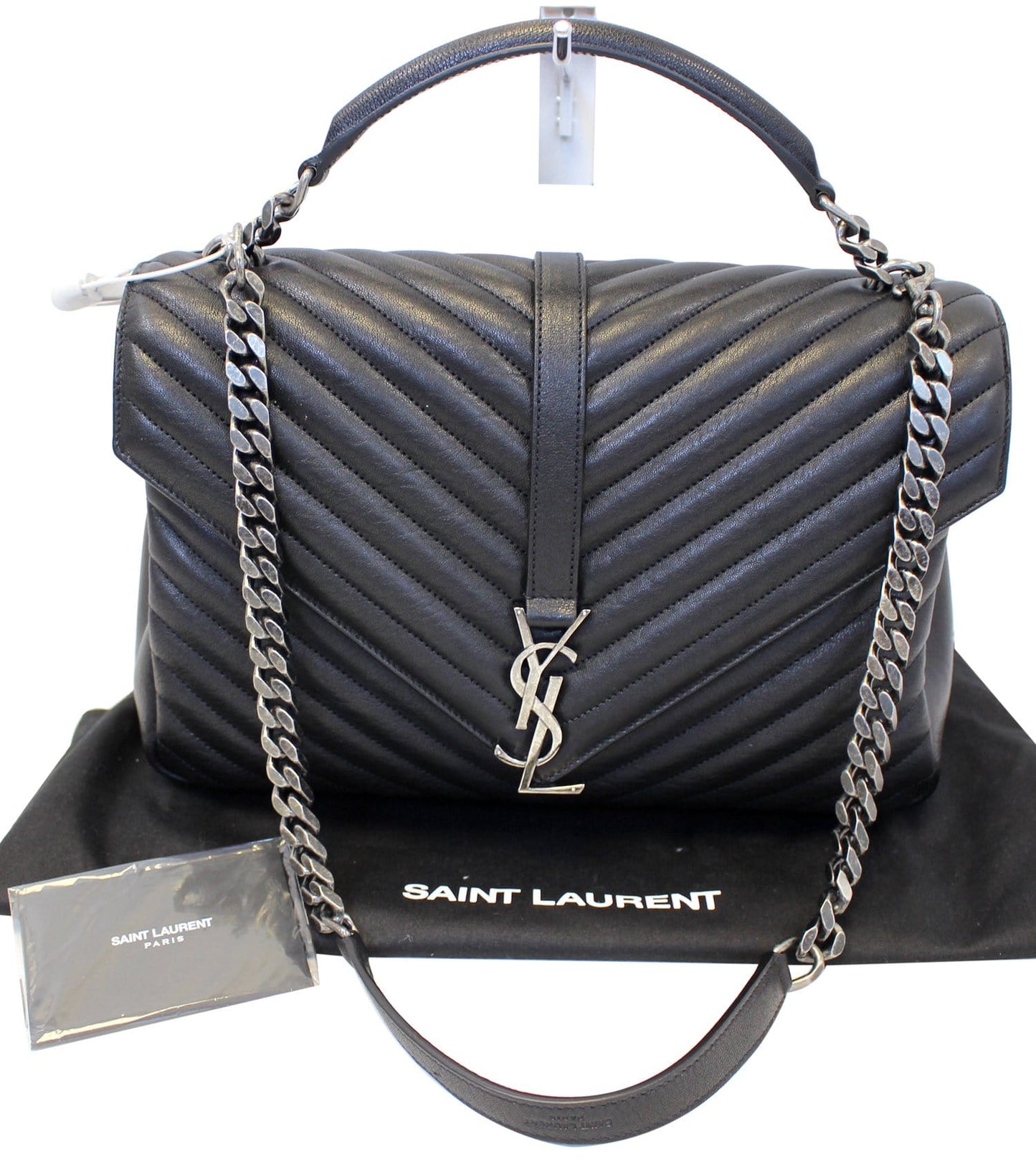 Saint Laurent Large Monogram Envelope Chain Shoulder Bag