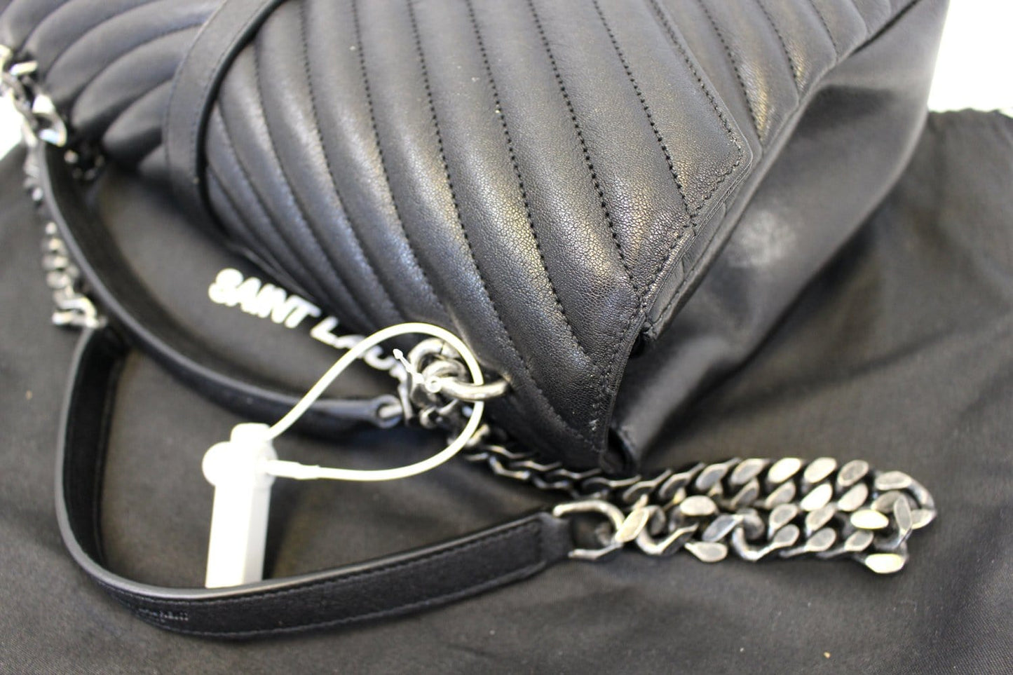 Saint Laurent Large Monogram Envelope Chain Shoulder Bag