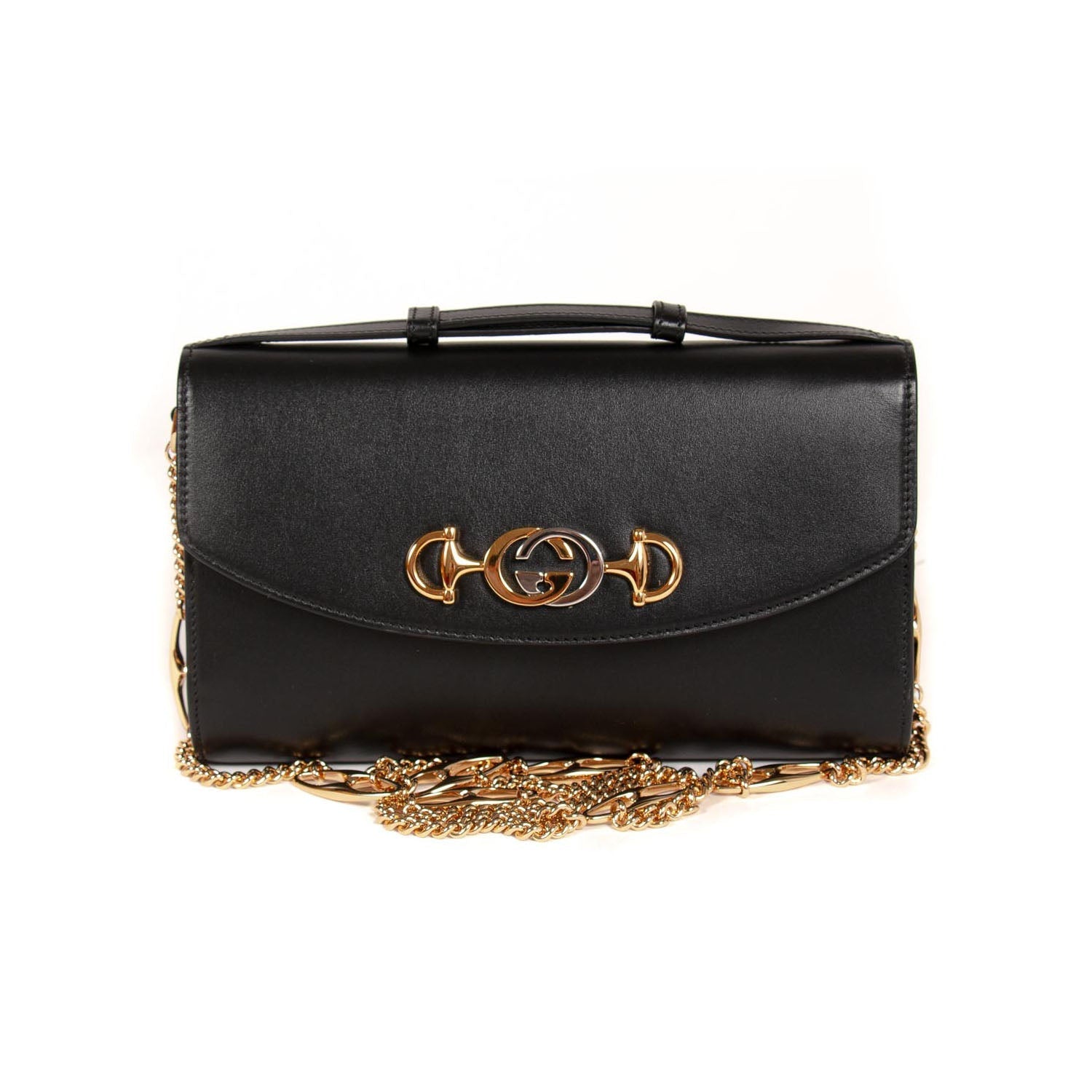 Gucci Leather Chain Shoulder Bag Style 9