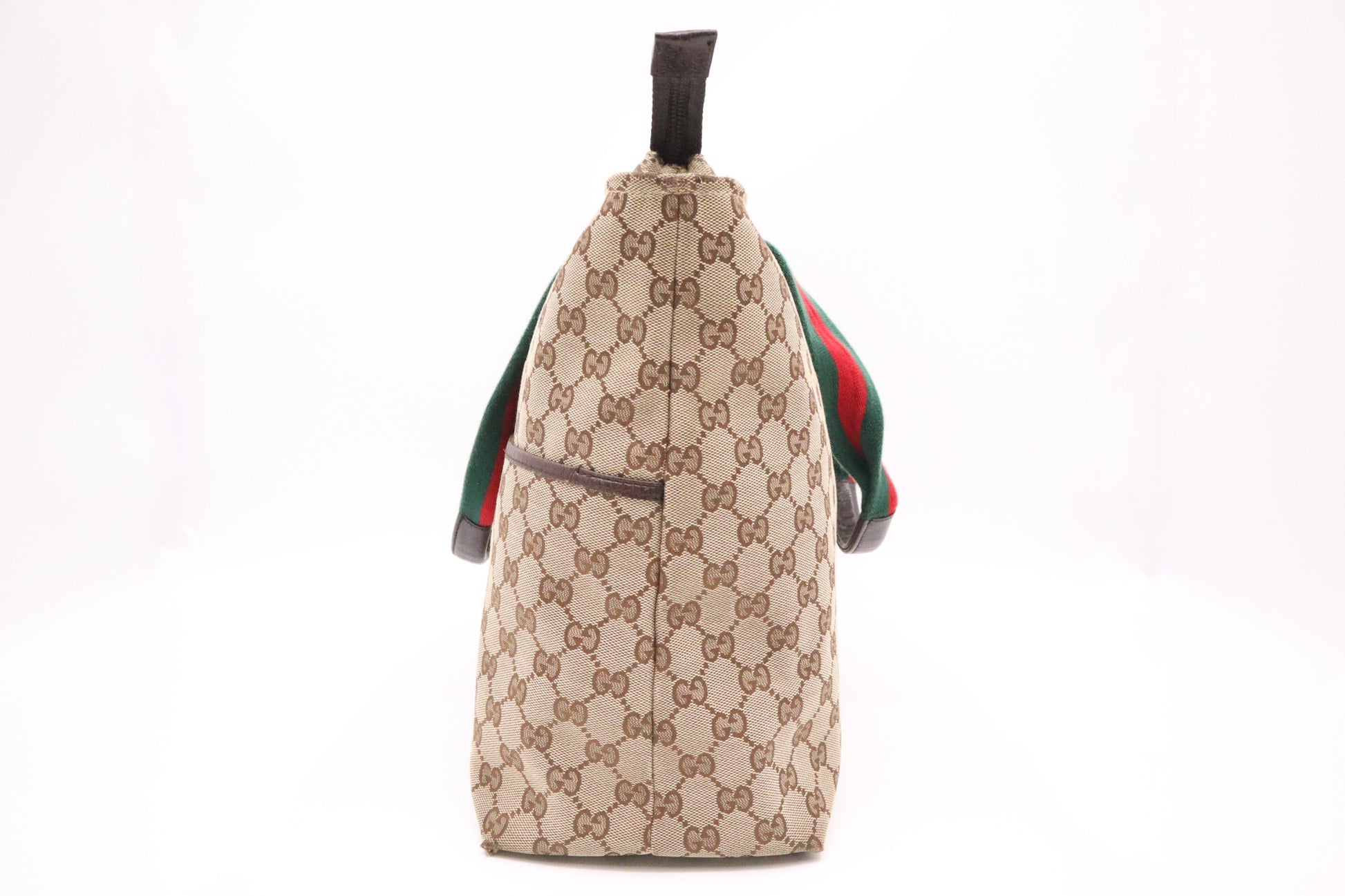 Gucci Tote in GG Sherry Line Canvas