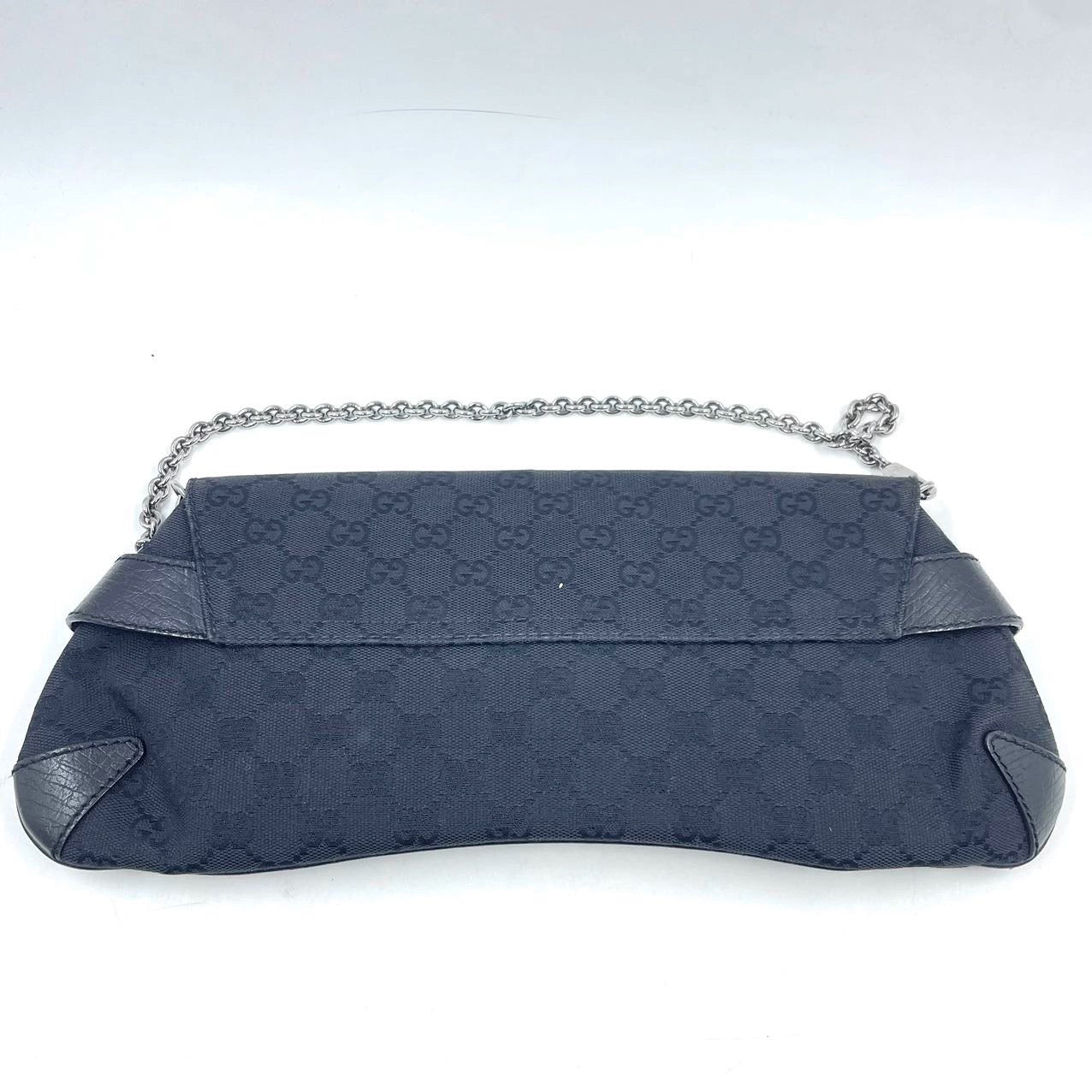 Gucci Horsebit 1955 Cloth Black Monogram Shoulder bag