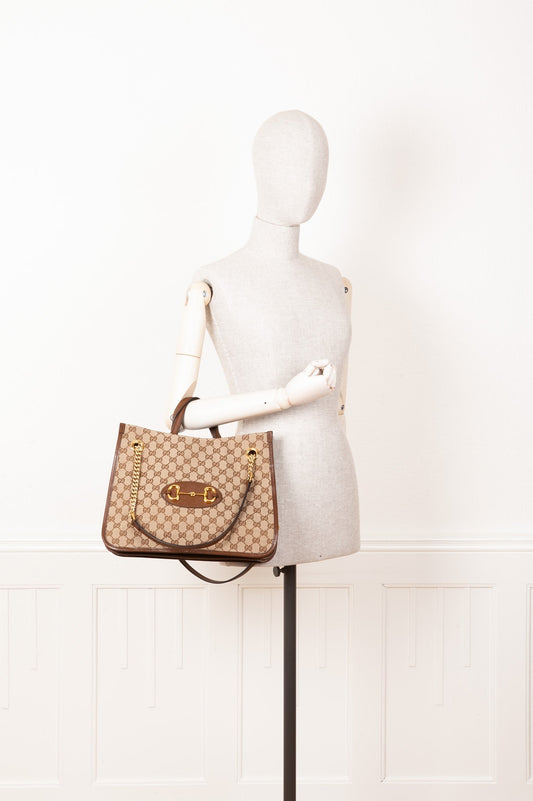 Gucci Monogram Mini Canvas Tote