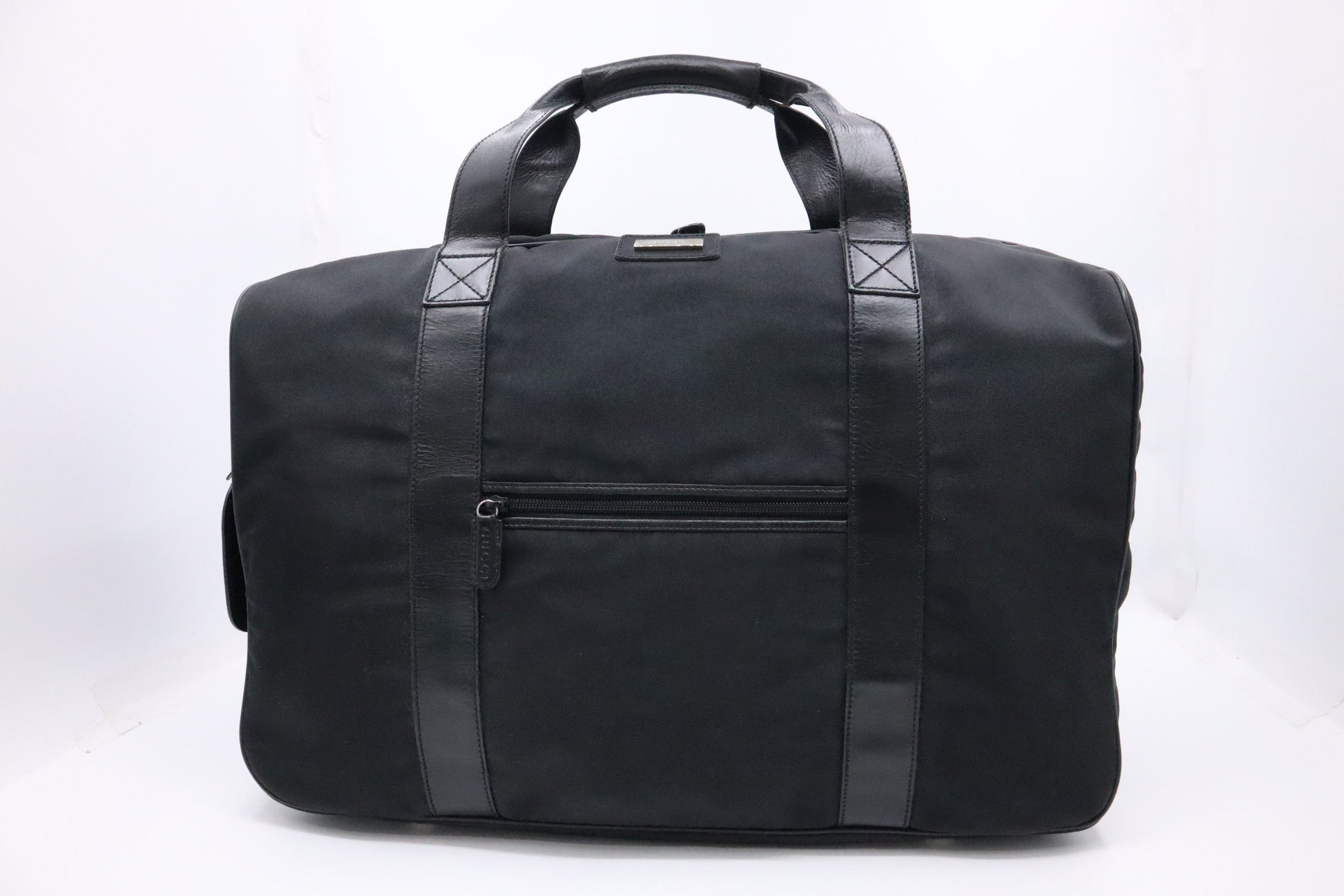 Gucci Boston Bag in Black Canvas