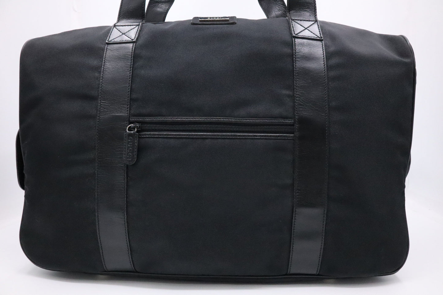 Gucci Boston Bag in Black Canvas