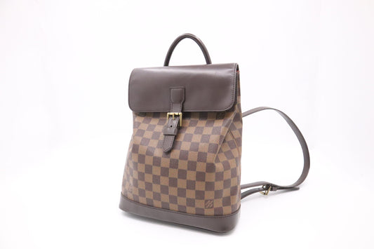 Louis Vuitton Soho Backpack in Damier Ebene Canvas
