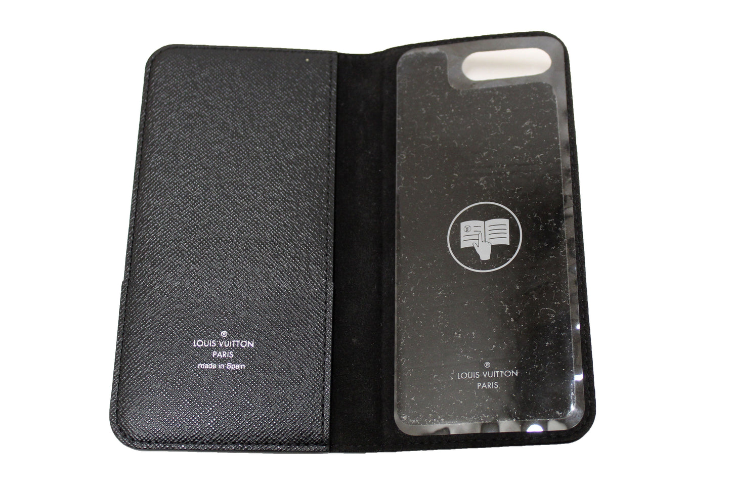 Louis Vuitton Monogram Eclipse iPhone 8 Max Folio Case