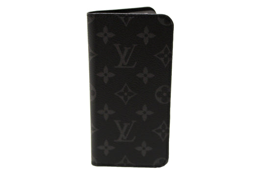 Louis Vuitton Monogram Eclipse iPhone 8 Max Folio Case