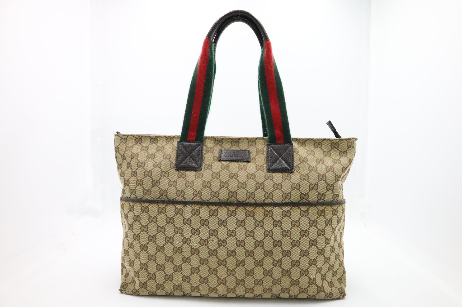 Gucci Sherry Tote Bag in GG Supreme Canvas