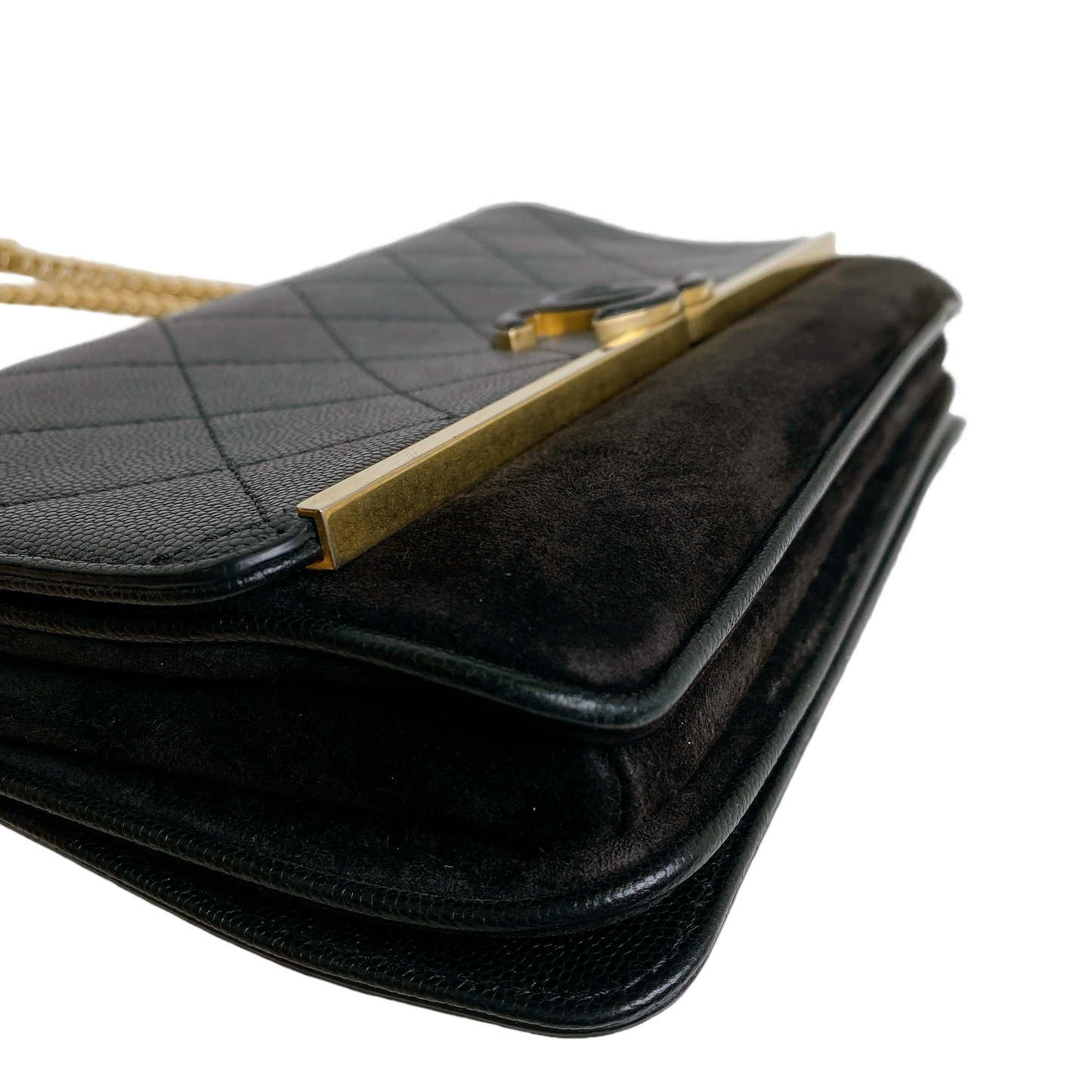 CHANEL LADY COCO FLAP BAG IN BLACK