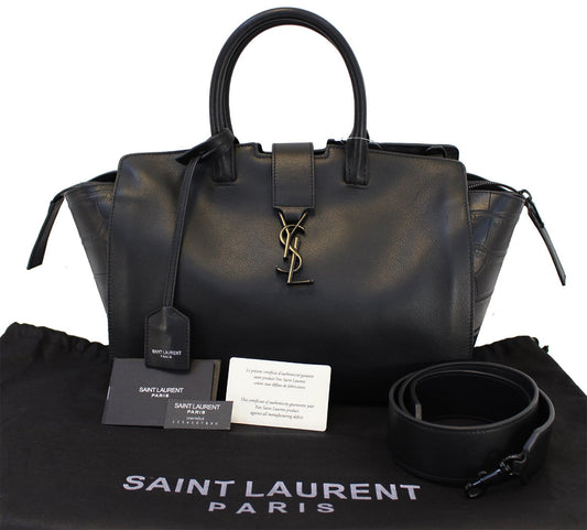 SAINT LAURENT YSL Paris Downtown 2WAY Cabas Bag