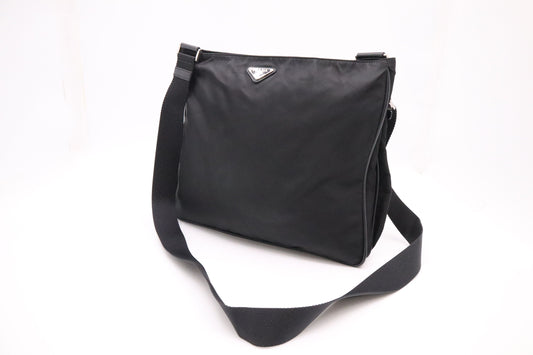 Prada Crossbody Bag in Black Nylon