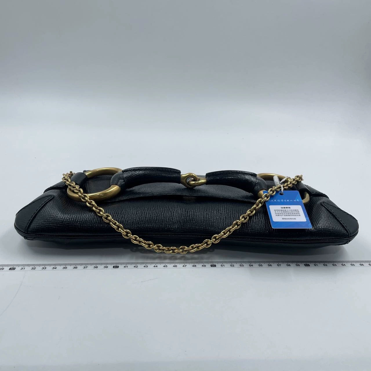 Gucci Horsebit 1955 Chain Shoulder bag Large Black Leather