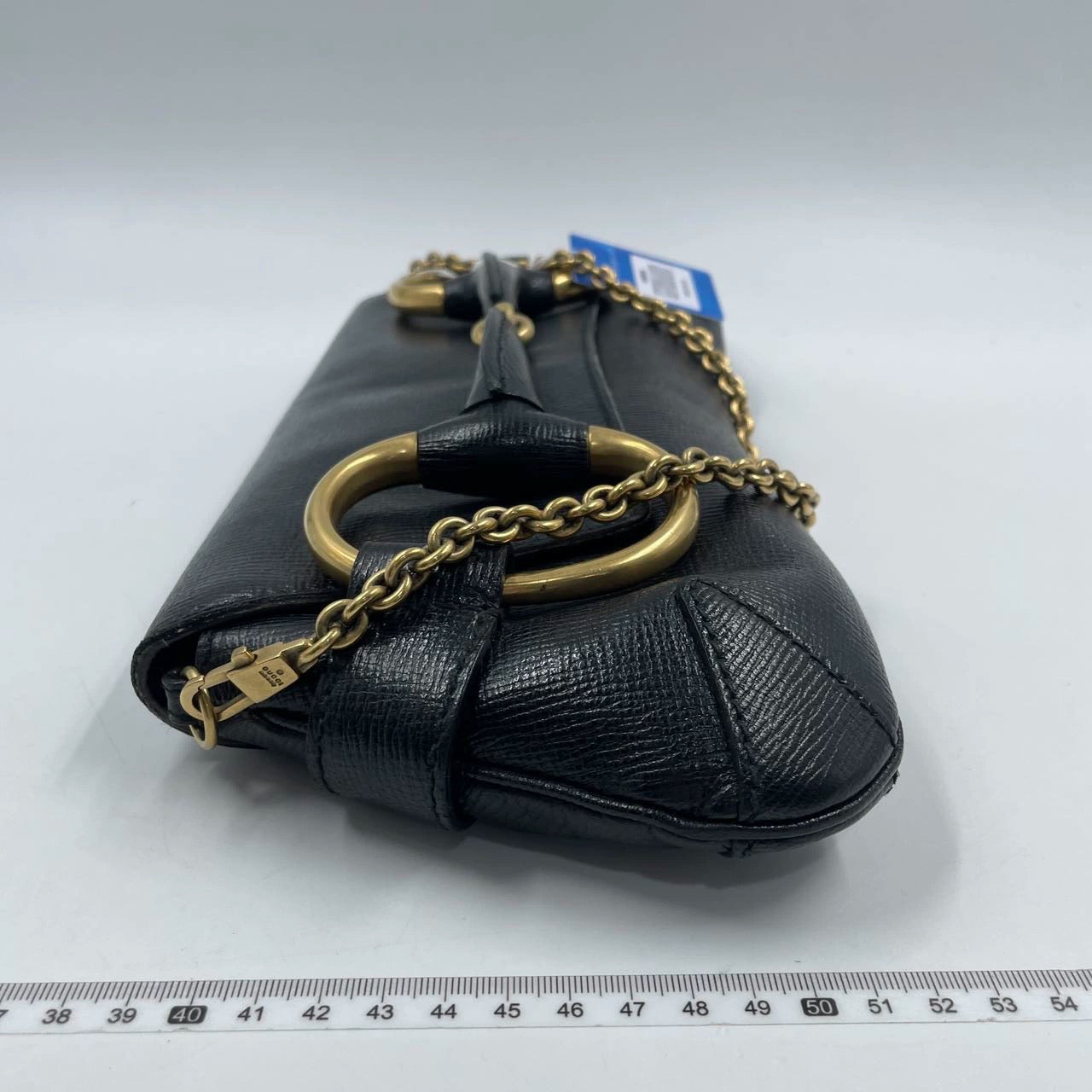 Gucci Horsebit 1955 Chain Shoulder bag Large Black Leather