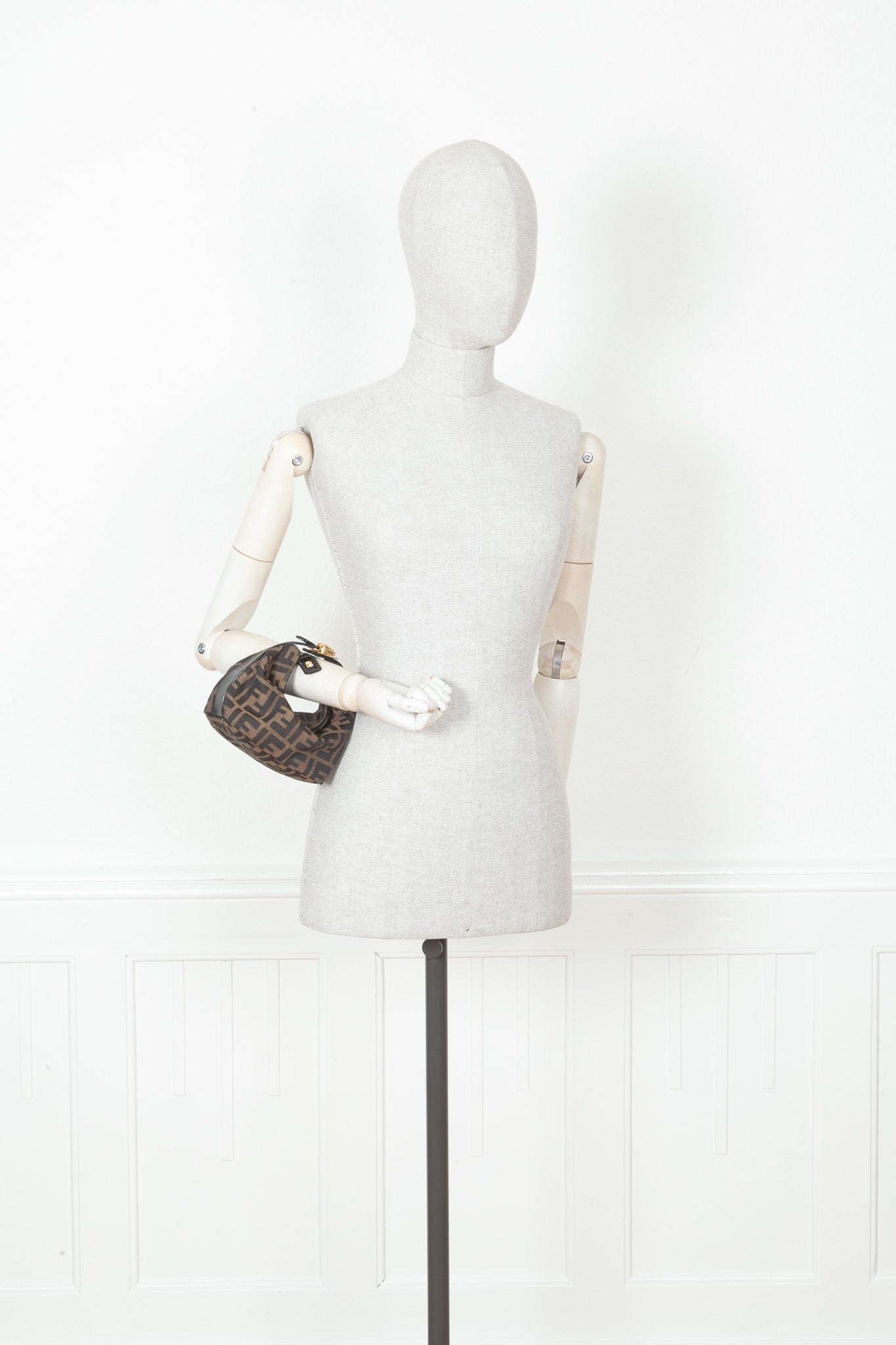 FENDI Zucca Top Handle Bag