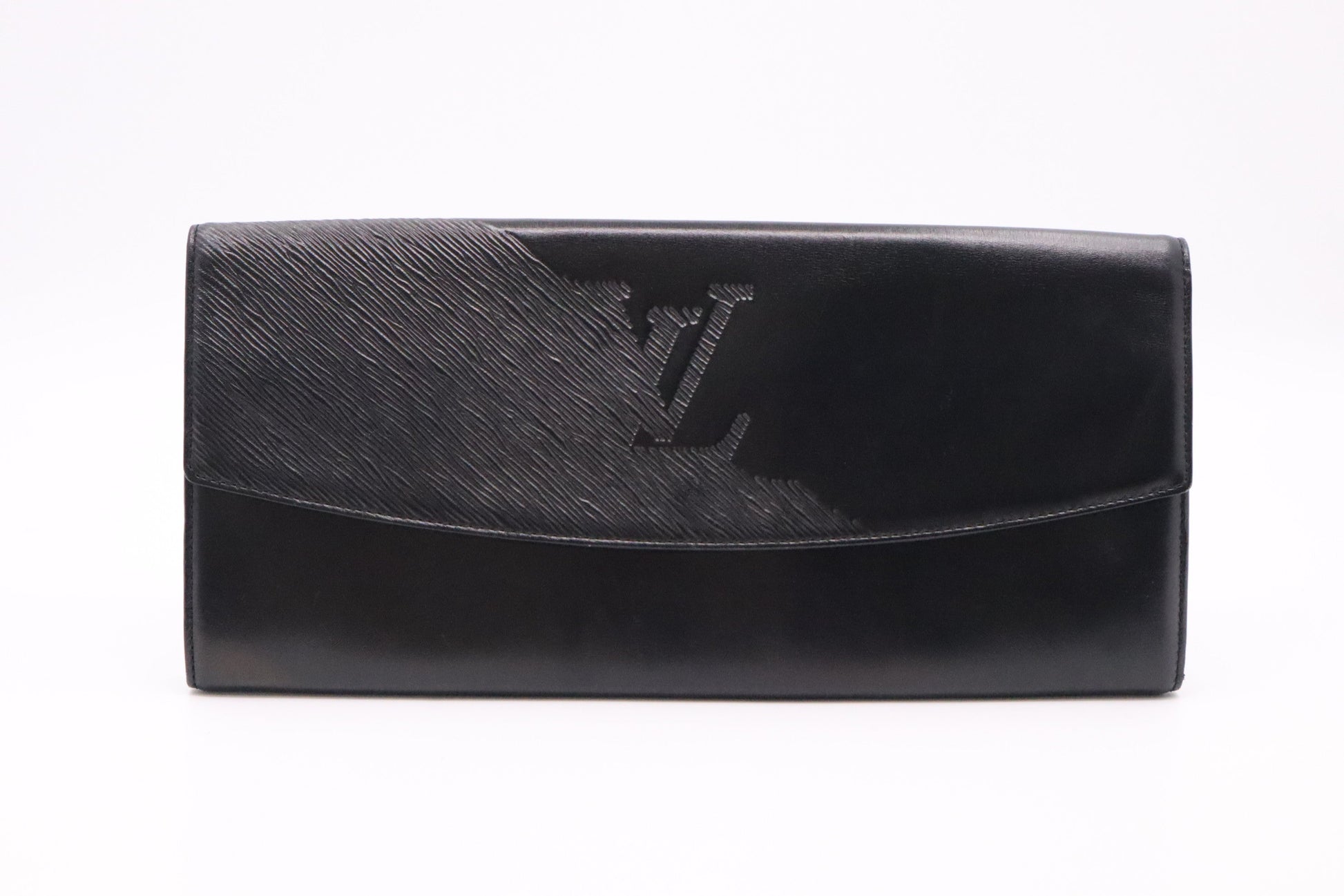Louis Vuitton Mycenes Pouch in Black Leather