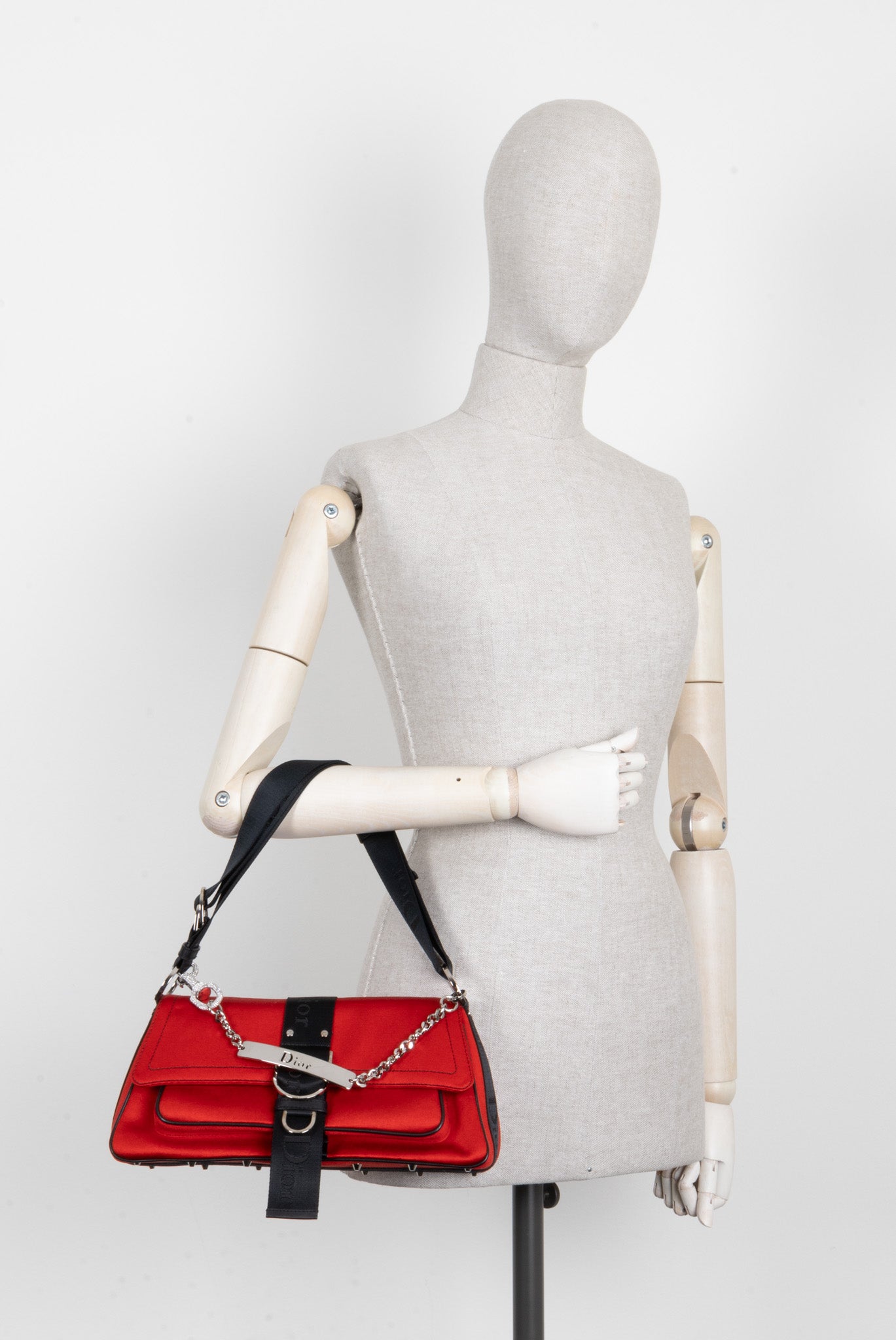 CHRISTIAN DIOR Hardcore Bag Red Black