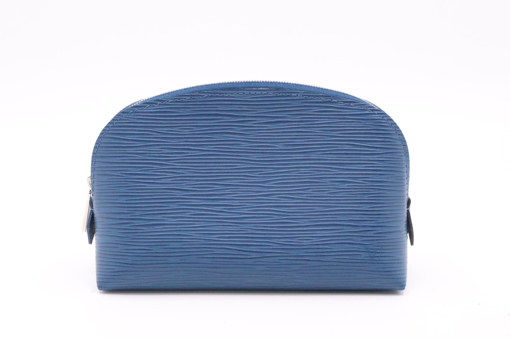 Louis Vuitton Pochette Cosmetique in Epi Blue Leather