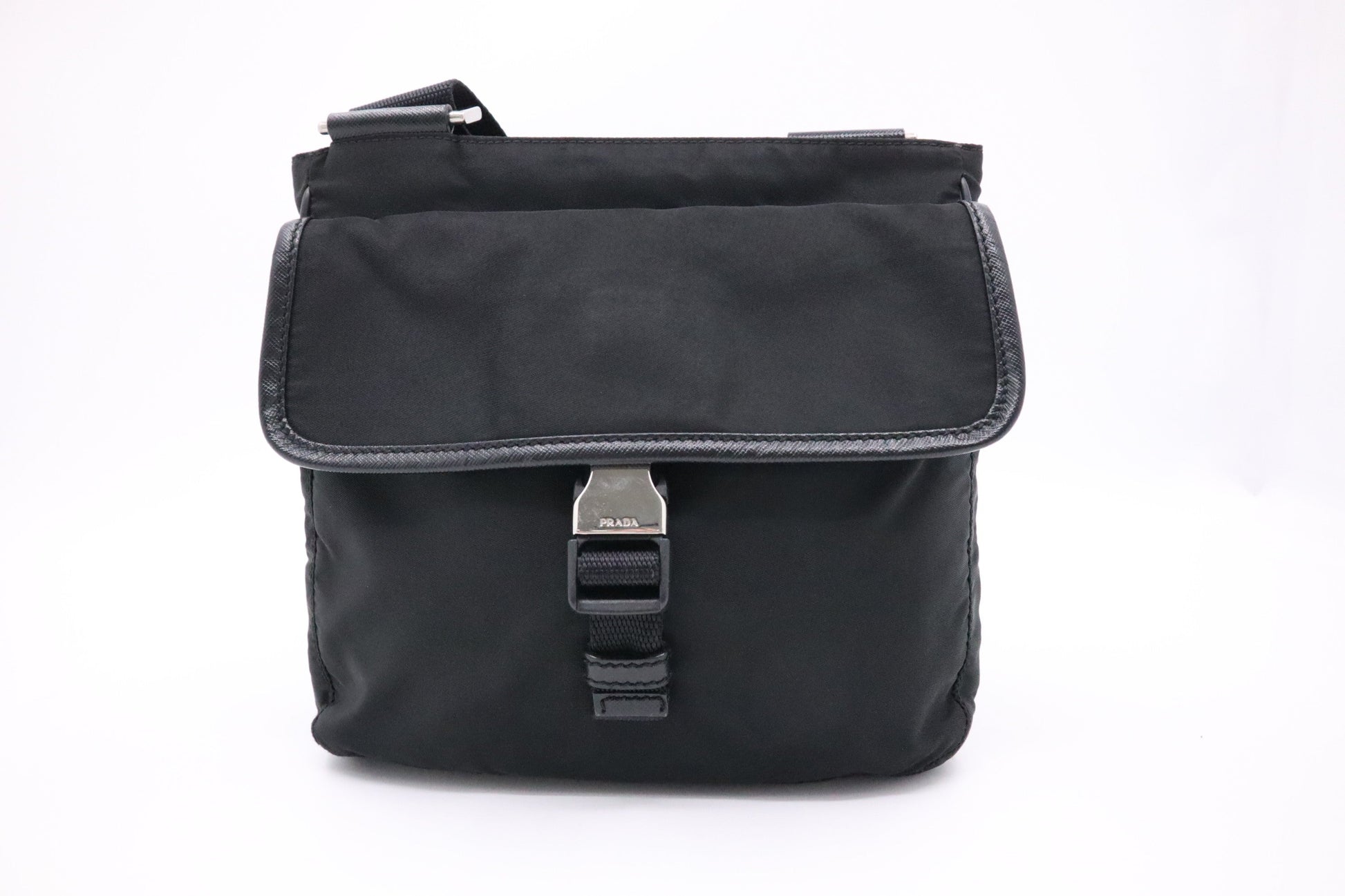 Prada Small Crossbody in Black Nylon