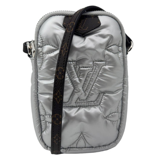 LOUIS VUITTON Pillow Monogram Econyl Phone Pouch Silver