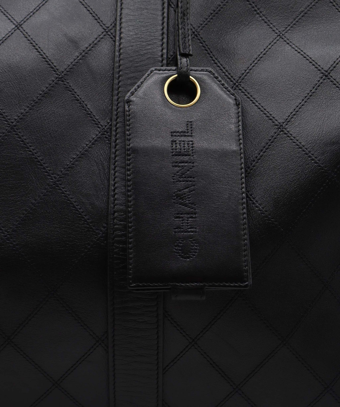 Chanel Boston Bag Black Lambskin C24123263 ASC5937