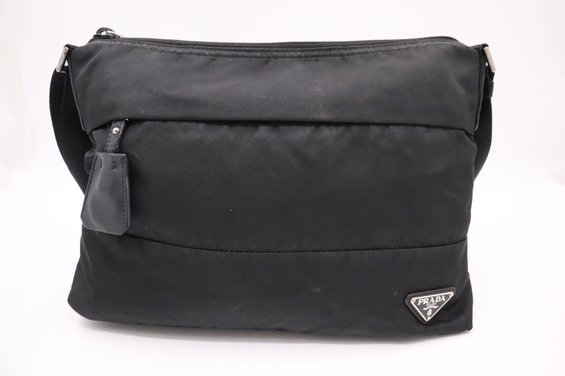 Prada Crossbody Bag in Black Nylon - Style 2