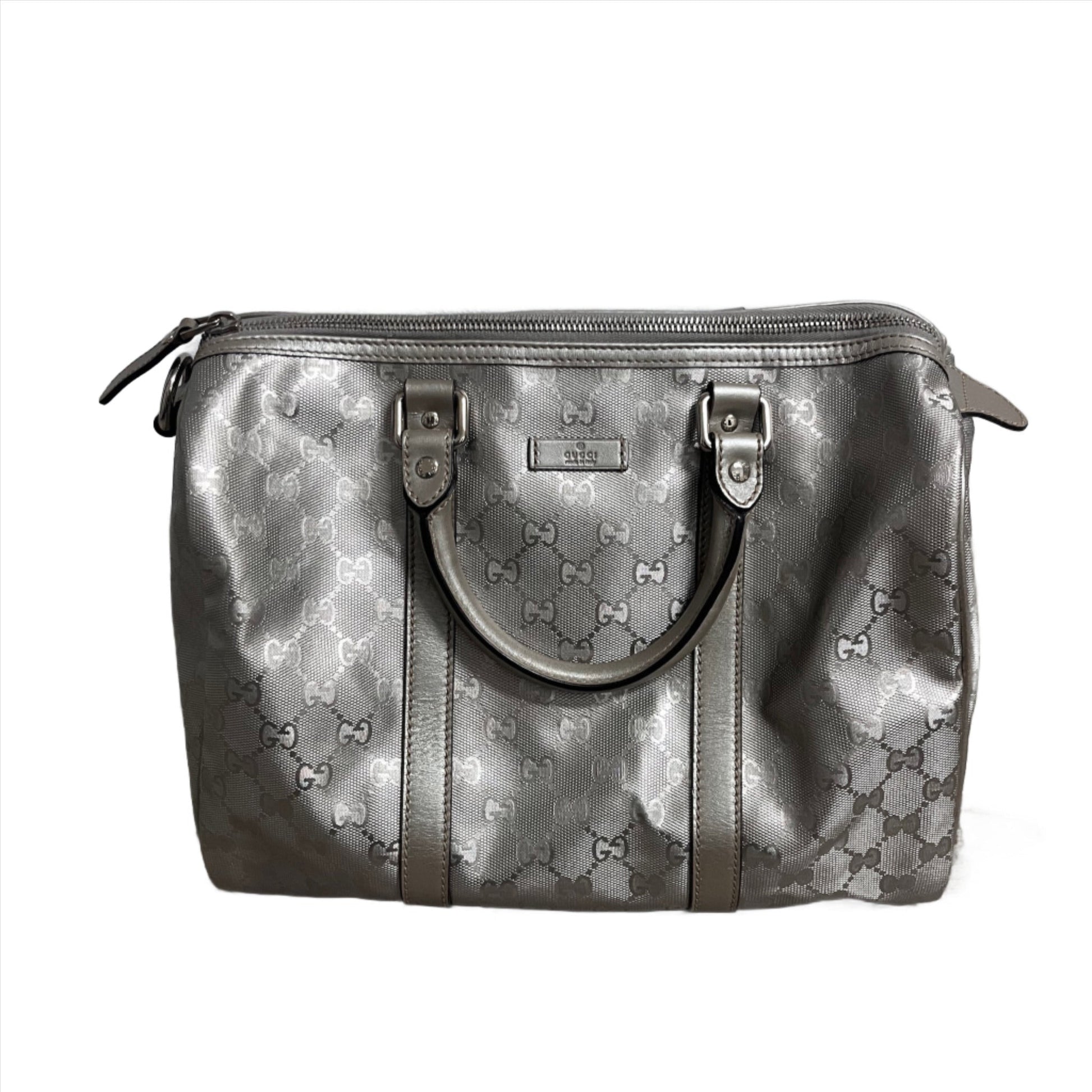 Gucci Joy Boston Bag Silver