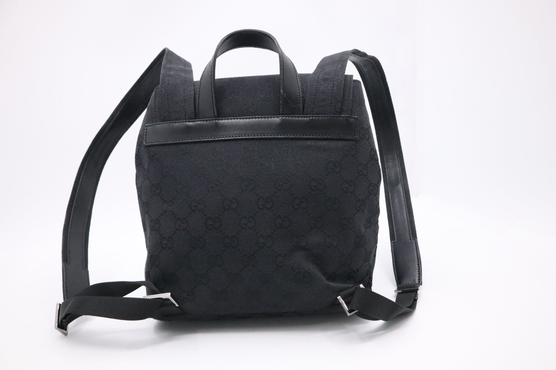 Gucci Mini Backpack in Black GG Canvas